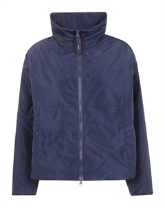 Пуховик на молнии, синий Aspesi