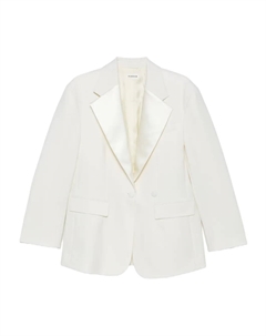 Пиджак с широкими лацканами, нейтральный Parosh