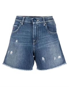 Джинсовые шорты с эффектом потертости, синий Jacob cohen