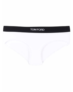 Трусы-брифы с логотипом на поясе, белый Tom ford