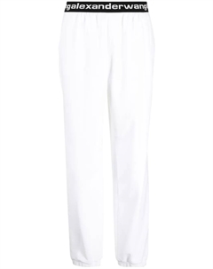 Спортивные брюки с логотипом, белый Alexander wang