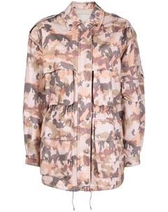 Куртка Elize с камуфляжным принтом, нейтральный Isabel marant