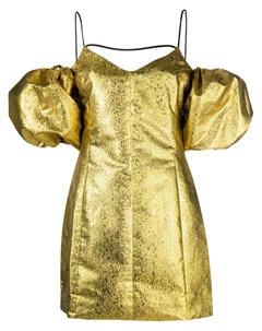 Платье мини Brera с объемными рукавами, золотой Stine goya