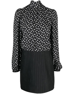 Платье мини в горох, черный Msgm