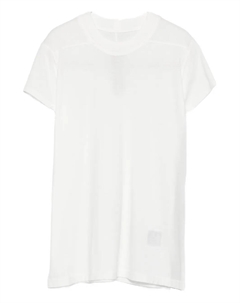 Топ с короткими рукавами и драпированным подолом, белый Rick owens drkshdw