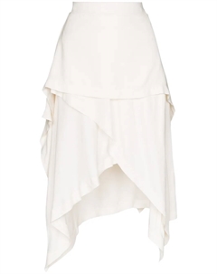 Многослойная юбка асимметричного кроя, белый Jw anderson