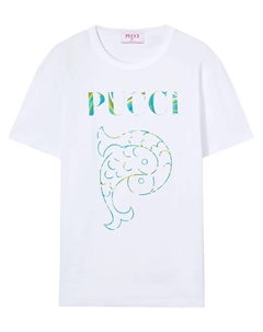 Футболка с логотипом, белый Pucci