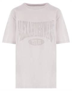 Футболка с логотипом, белый Alexander wang