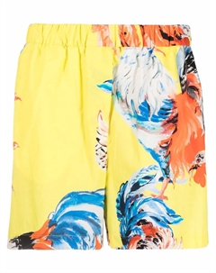 Шорты с принтом, желтый Msgm