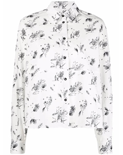 Рубашка с принтом, белый Woolrich