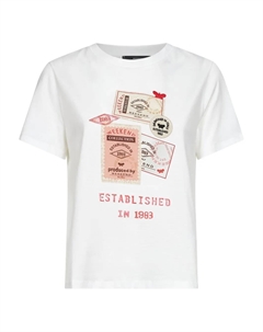 Футболка с принтом, белый Weekend max mara