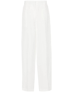 Брюки со складками, белый Msgm