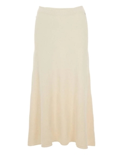 Юбка А-силуэта в рубчик, белый Liu jo