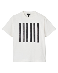 Футболка The Stripe Box Tee, белый Marc jacobs