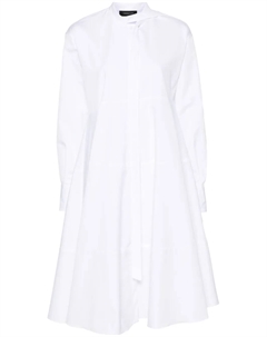 Поплиновое платье-рубашка, белый Fabiana filippi