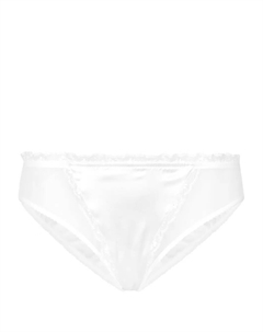 Трусы-брифы с оборками, белый Dolce&gabbana