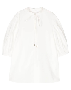Блузка с объемными рукавами, белый Chloe