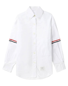 Рубашка с полосками RWB, белый Thom browne
