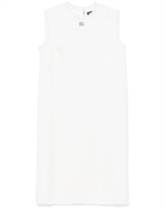 Платье мини с логотипом, белый Dolce&gabbana