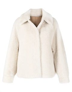 Короткая шуба, белый Goen.j