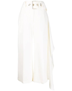 Укороченные брюки с поясом, белый Jw anderson