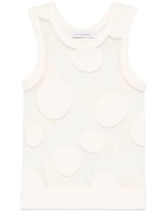 Топ в горох, белый Viktor&rolf