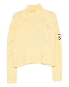 Свитер с высоким воротником, желтый Ermanno scervino