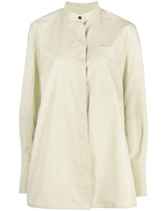 Рубашка без воротника, зеленый Jil sander
