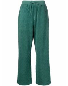 Жаккардовые брюки с монограммой, зеленый Ambush