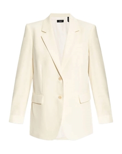 Однобортный блейзер, желтый Theory