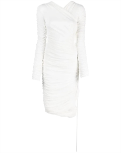 Платье миди The Arabella со сборками, белый Khaite