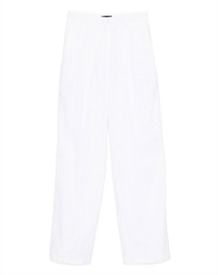 Брюки в тонкую полоску, белый Theory