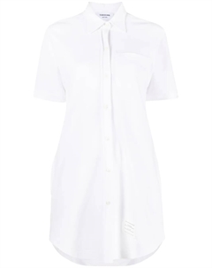 Платье-рубашка с пайетками, белый Thom browne