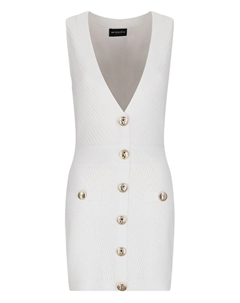 Платье Ellison в рубчик Retrofete, белый