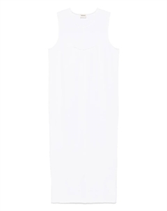 Платье миди Hal, белый Khaite