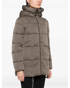 Пуховик с капюшоном, зеленый Save the duck