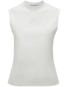 Топ с вышитым логотипом, белый Jw anderson