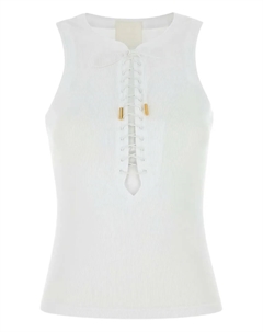 Топ со шнуровкой, белый Givenchy