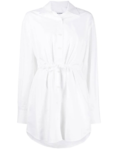Многослойное платье-рубашка, белый Alexander wang