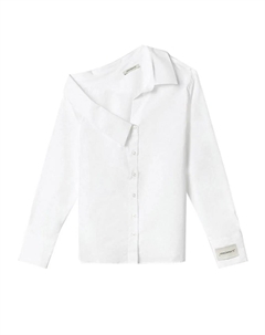 Рубашка с асимметричным воротником, белый Hinnominate