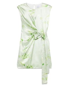 Платье из шелка и атласа, зеленый Marella