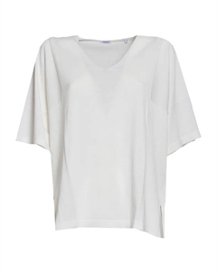 Футболка с V-образным вырезом, белый Aspesi