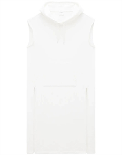 Туника без рукавов с капюшоном Courrèges, белый Courreges