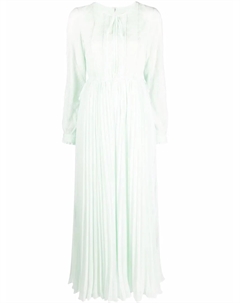 Платье макси, зеленый Self-portrait