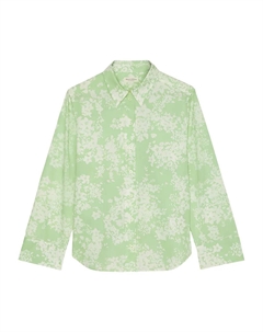 Рубашка с цветочным принтом, зеленый Marc o'polo