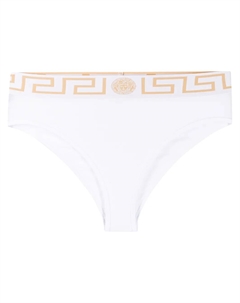 Трусы-брифы с завышенной талией и узором Greca, белый Versace