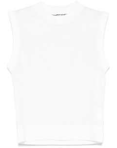 Топ с высоким воротником, белый Alexander wang