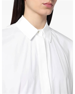 Платье-рубашка с поясом, белый Parosh