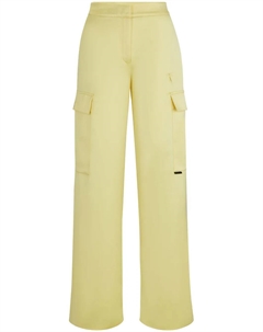 Прямые брюки с завышенной талией, желтый Hugo