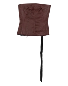 Топ-корсет без бретелей, красный Rick owens drkshdw